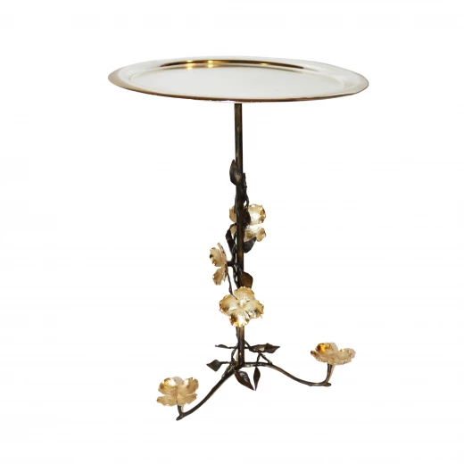 Silver Coated Serving Coffee Table Set - Image 2