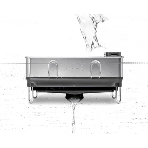Simplehuman Steel Framedish Rack, Grey, Steel