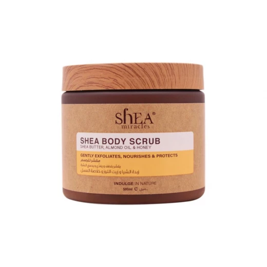 Shea Miracles Body Scrub Almond Oil & Honey 500ml Shea Miracles Body Scrub Almond Oil & Honey 500ml