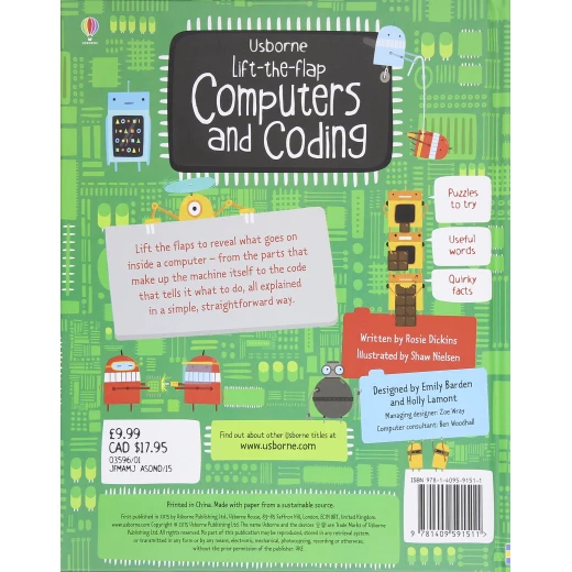 أزبورن كمبيوترات ومشفرات كتاب تعليمي تفاعلي للأطفال | مورد تعليمي للتكنولوجيا - يو إس بورن - Image 2