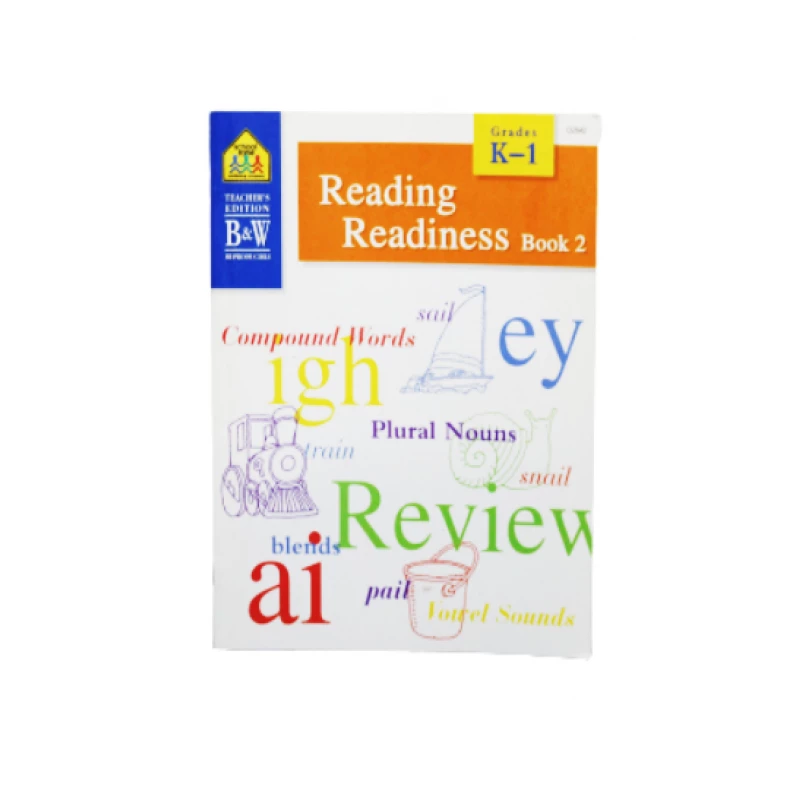 منطقة المدرسة ، كتاب الاستعداد للقراءة 2 الصف K-1 - سكول زون