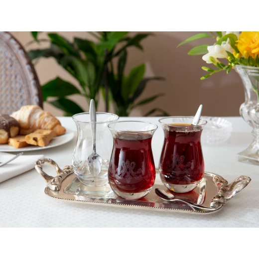 مدام كوكو - طقم أكواب شاي أنطوانيت - 6 قطع مدام كوكو - طقم أكواب شاي أنطوانيت - 6 قطع