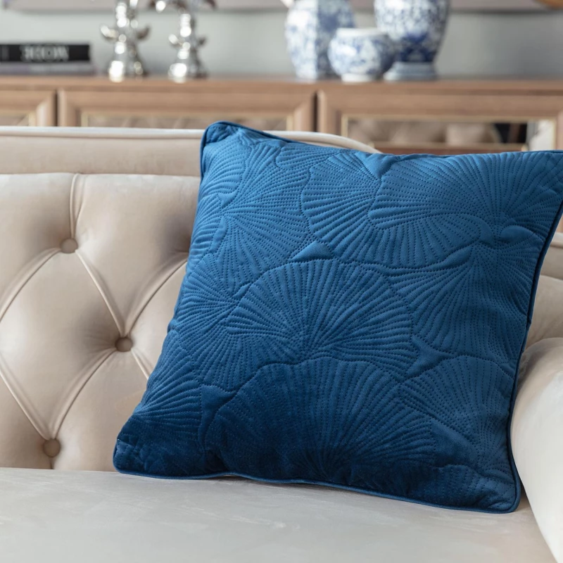 Madame Coco - Egebella Cushion Cover, Indigo - مدام كوكو