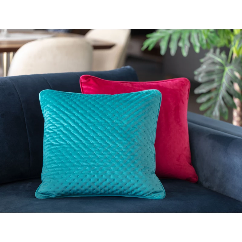 Madame Coco - Charlot Cushion Cover, Turquoise - مدام كوكو
