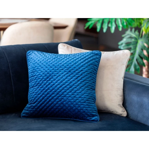 Madame Coco - Charlot Cushion Cover, Indigo Madame Coco - Charlot Cushion Cover, Indigo