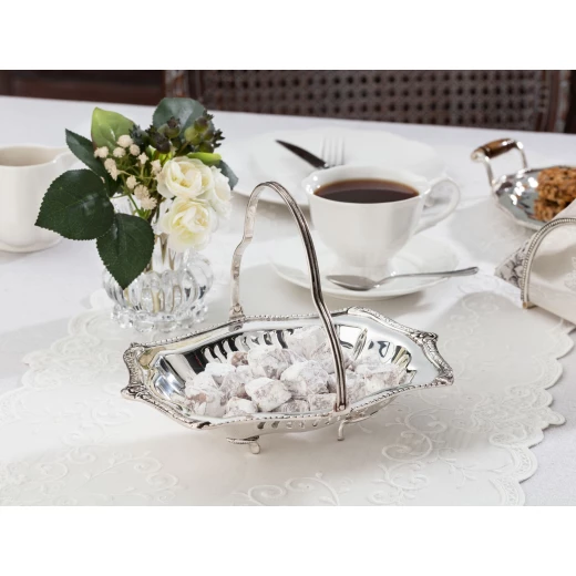 Madame Coco - Silver Plated Basket Madame Coco - Silver Plated Basket