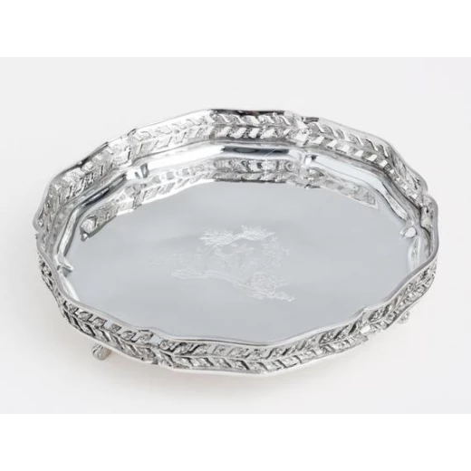 Madame Coco - Silver Plated Round Dish - مدام كوكو - Image 2