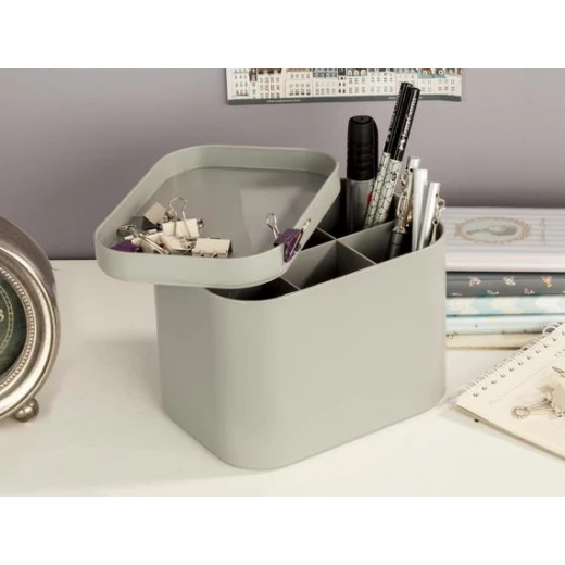 Madame Coco - Desk Organizer 2pcs, Stone Madame Coco - Desk Organizer 2pcs, Stone