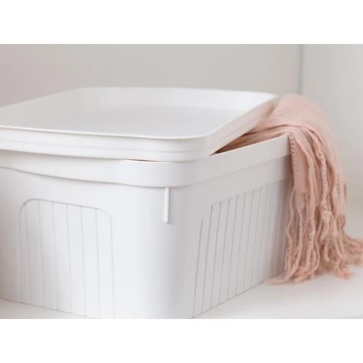Madame Coco - Densy Box With Lid 8 lt, Soft Ecru - مدام كوكو - Image 2