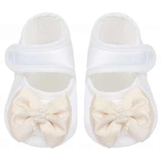 Little Princess 4 pieces Dress Set for 3-6 months Girl, Beige - Image 3