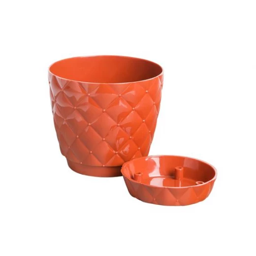 Madame Coco - Quilted Patterned Flower Pot Small, Terra Cotta - مدام كوكو - Image 3