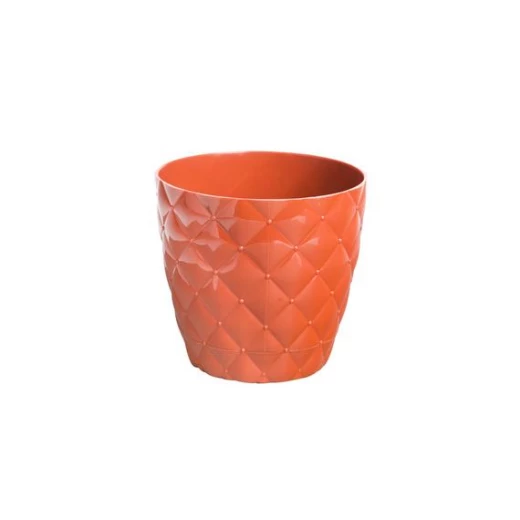 Madame Coco - Quilted Patterned Flower Pot Small, Terra Cotta - مدام كوكو - Image 2