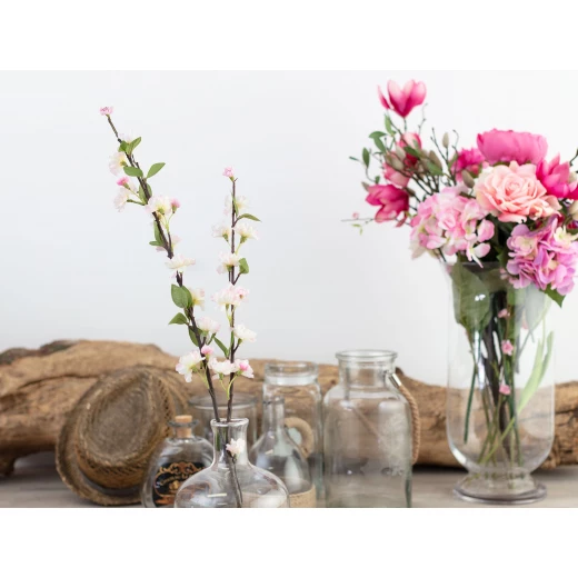 Madame Coco - Peach Artificial Flower, White Pink - مدام كوكو - Image 2