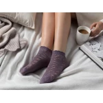 Madame Coco - Net Women's Sock, Damson - مدام كوكو