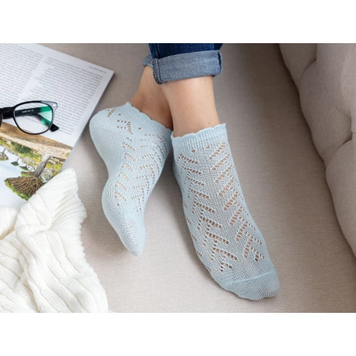 Madame Coco - Net Women's Sock, Blue Madame Coco - Net Women's Sock, Blue