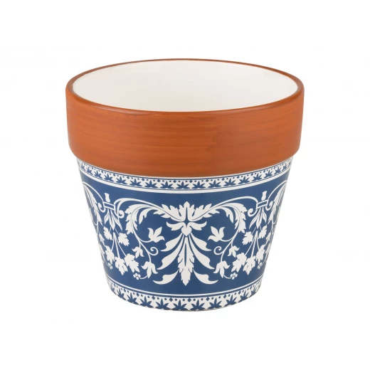 Madame Coco - Roselin Ceramic Flower Pot - Blue / White - مدام كوكو - Image 3