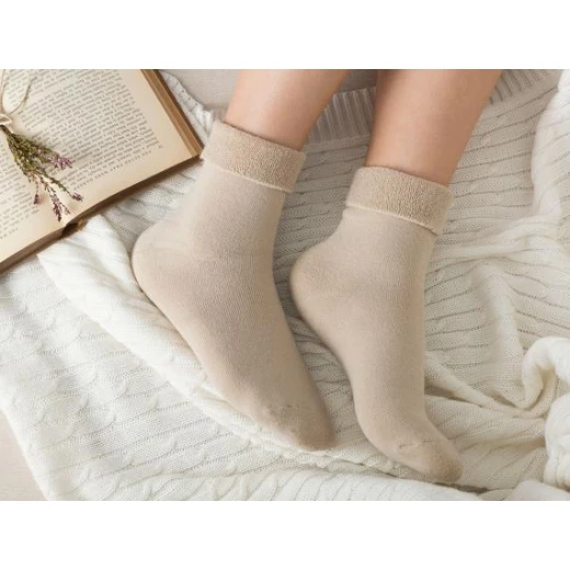 Madame Coco - Demeka Women's Ankle Socks, Beige Madame Coco - Demeka Women's Ankle Socks, Beige