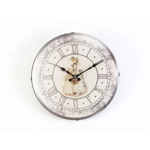 Madame Coco - Orıane Wall Clock, Gray Madame Coco - Orıane Wall Clock, Gray