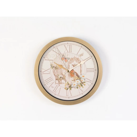 Madame Coco - Papillon Wall Clock, Gold - مدام كوكو - Image 2