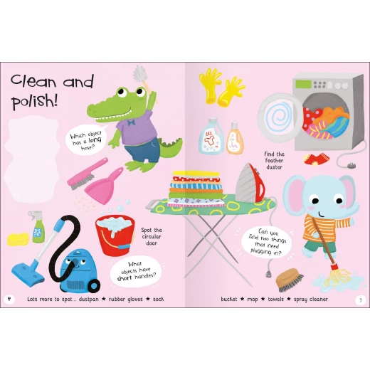 ميلز كيلي - Lots to Spot Sticker Book: At Home! - مايلز كيلي - Image 3