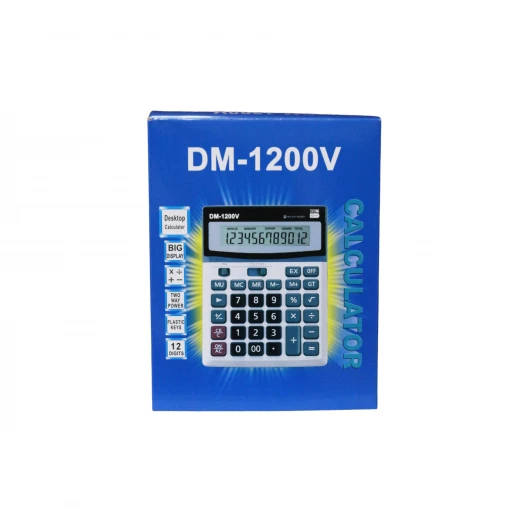 DM-1200V Desktop Calculator, 12 Digits