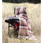 Madame Coco - Plaid Scotch Blanket - Single Beige / Red - مدام كوكو