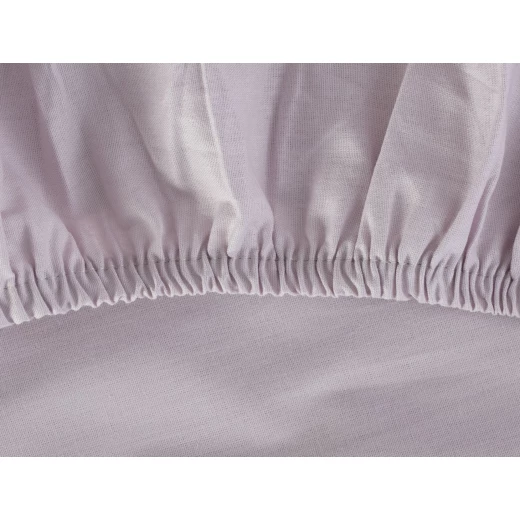 Madame Coco - Manon Ranforce Fitted Sheet - Double, Light Damson - مدام كوكو - Image 2