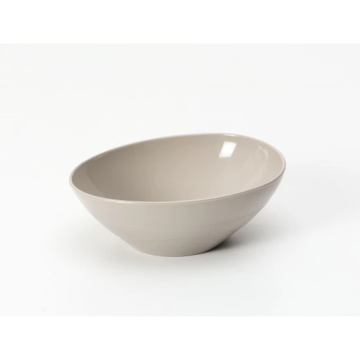 Madame Coco - Plastic Oval Bowl, Stone - مدام كوكو - Image 2