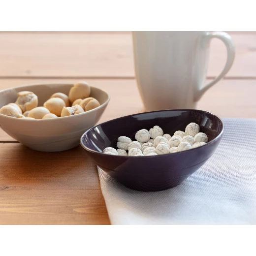 Madame Coco - Plastic Oval Bowl, Dark Dasmon Madame Coco - Plastic Oval Bowl, Dark Dasmon