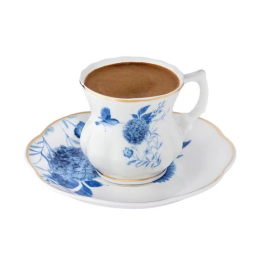Madame Coco - Pigeon Coffee Cup Set - 2 Cups, Blue - مدام كوكو - Image 2