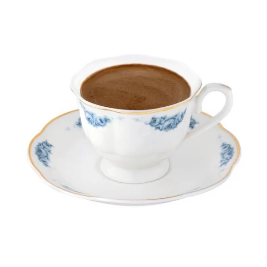 Madame Coco - Le Rêve Bleu 4-piece Round Coffee Cup Set - مدام كوكو - Image 3
