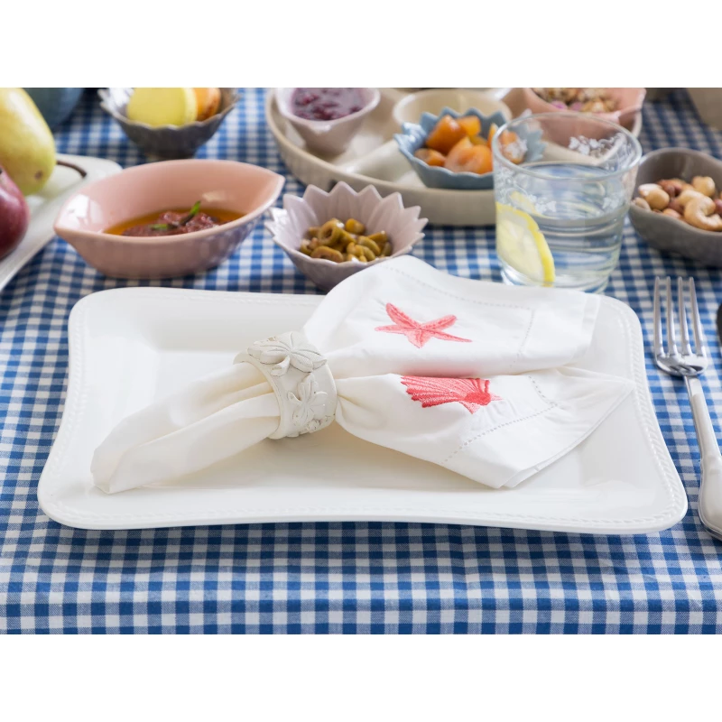 Madame Coco Spring New Bone China Rectangular Plate 30,5x20 cm - مدام كوكو