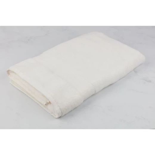Madame Coco - American Large Bath Towel, Ecru - مدام كوكو - Image 3