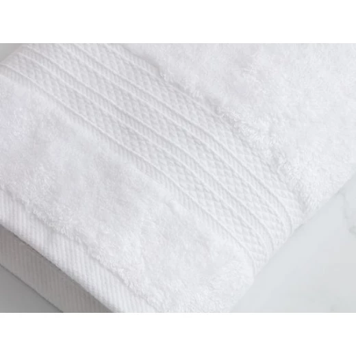 Madame Coco - Bamboo Face Towel, White - مدام كوكو - Image 2
