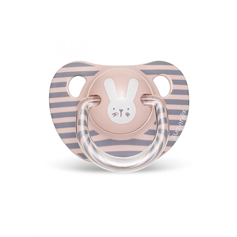 Suavinex Physiological Silicone Soother 6 - 8 Month, Pink - سوافينكس