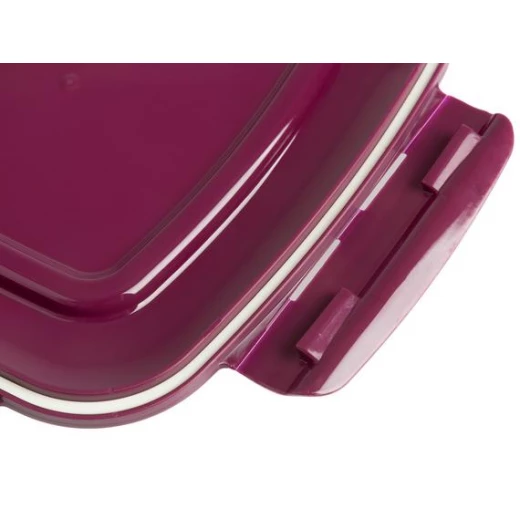 Madame Coco - Daily 2-piece Square Storage Container 900 - 1500 ml - Damson - مدام كوكو - Image 2