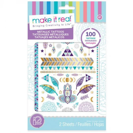 Make it Real Metallic Tattoos Purple Make it Real Metallic Tattoos Purple
