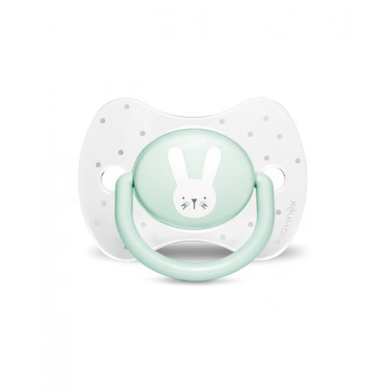 Suavinex Prem Phy Soother S Rabbit  0-6 m Green - سوافينكس