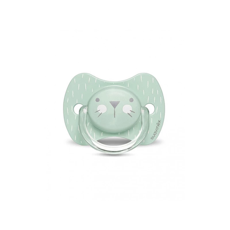 Suavinex Prem Phy Soother S Whiskers 0-6 m Green - سوافينكس