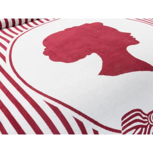 Madame Coco - Jacquard Blanket - Single, Bordeaux - مدام كوكو - Image 3