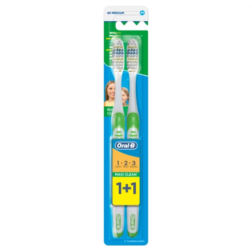Oral-b 3 Effect Manual Toothbrush Size 40 Average 2 Pieces Oral-b 3 Effect Manual Toothbrush Size 40 Average 2 Pieces