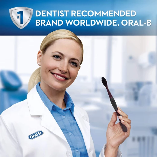 Oral-B Charcoal Toothbrush, Soft, 1 Count - اورال بي - Image 2