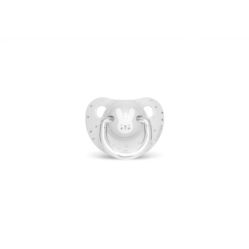 Suavinex Evolution Anatomical Pacifier 0-6M, Gray Rabbit - Suavinex