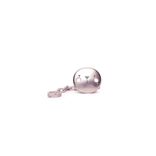 Suavinex Pacifier clip with HYGGE Ribbon Pink Kitten Suavinex Pacifier clip with HYGGE Ribbon Pink Kitten