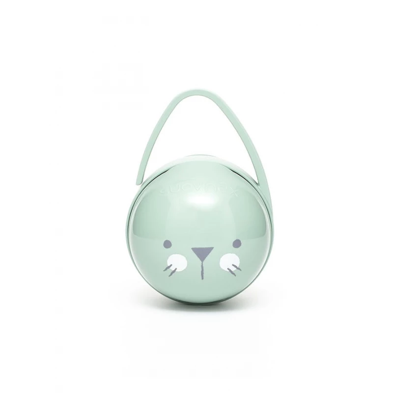 Suavinex Hygge Pacifier Case Cozy Stories, Green - سوافينكس