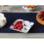 Madame Coco - Dream Blue Bird Square Plate - مدام كوكو