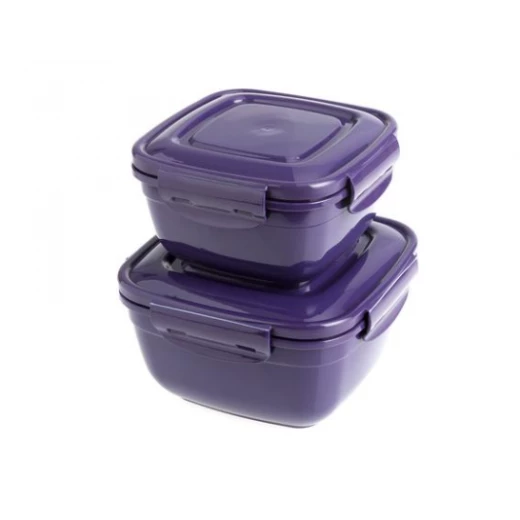 Madame Coco - Daily 2 Square Storage Box 600-350ML - مدام كوكو - Image 2