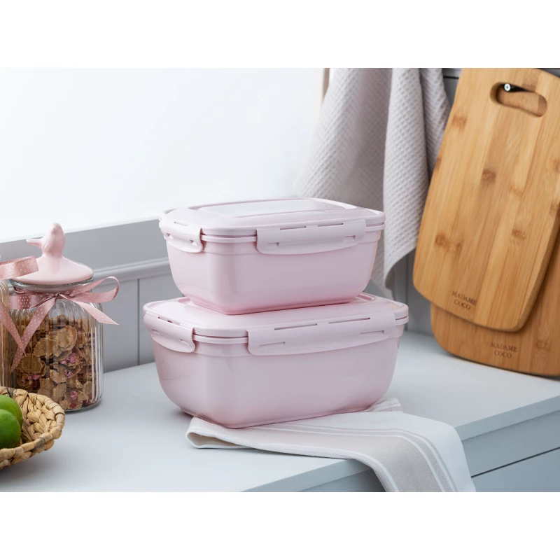 Madame Coco - Daily 2-Rectangular Storage Box 4000-2300ML - مدام كوكو