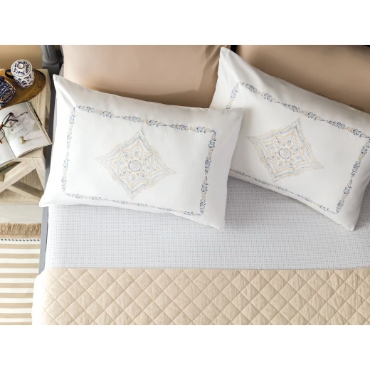 Madame Coco - Cadence Double Ranforce Linen Set - Powder Madame Coco - Cadence Double Ranforce Linen Set - Powder