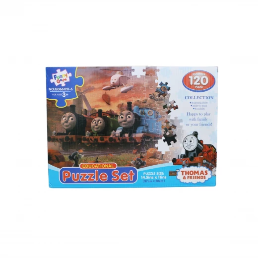 Funny Game Trains Educational Puzzle Set 120 pieces Funny Game Trains Educational Puzzle Set 120 pieces